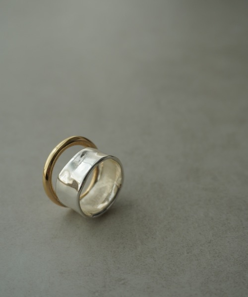 Lynn.（リン）の「Layered pair ring（リング・レディース・シルバー×ゴールド・FREE）」の7枚目の写真