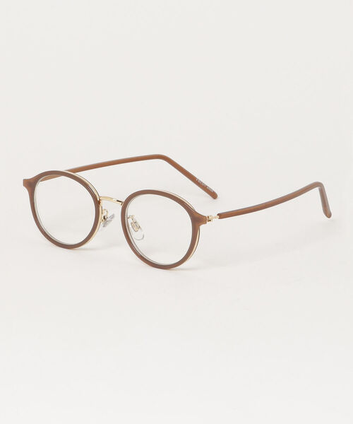 fredy emue（フレディエミュ）の「ブラウンフレームメガネ（メガネ・レディース・ブラウン/ベージュ系その他3・FREE）」の6枚目の写真