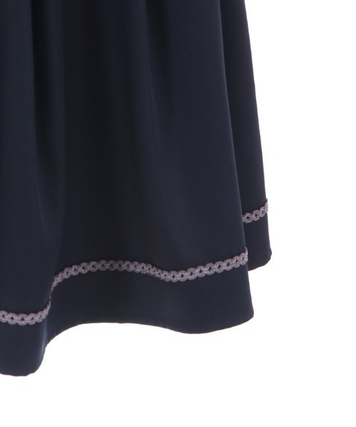 axes femme（アクシーズファム）の「ベルト風サス付スカート（スカート・レディース・ネイビー/ブラック/カーキ・FREE）」の14枚目の写真