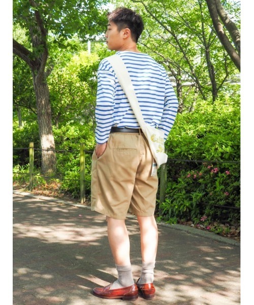 BACK NUMBER（バックナンバー）の「【BACK NUMBER】チノショーツ（チノパンツ・メンズ・ネイビー/ベージュ・L/M/XL）」の6枚目の写真