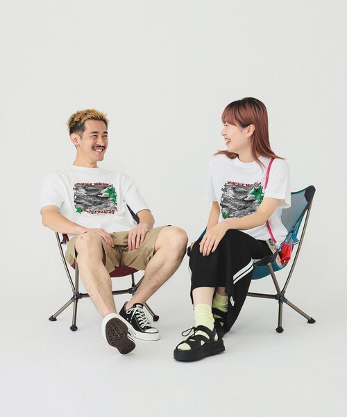 Ray BEAMS（レイビームス）の「＜WOMEN＞FUJI ROCK FESTIVAL'23 × BEAMS / RYOTA DAIMON ANGEL Tシャツ（Tシャツ/カットソー・レディース・ホワイト・SMALL）」の4枚目の写真