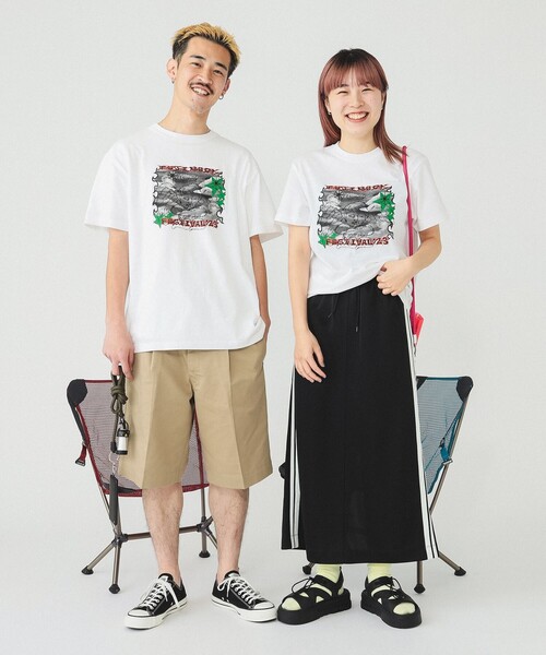 Ray BEAMS（レイビームス）の「＜WOMEN＞FUJI ROCK FESTIVAL'23 × BEAMS / RYOTA DAIMON ANGEL Tシャツ（Tシャツ/カットソー・レディース・ホワイト・SMALL）」の5枚目の写真