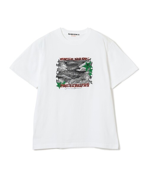 Ray BEAMS（レイビームス）の「＜WOMEN＞FUJI ROCK FESTIVAL'23 × BEAMS / RYOTA DAIMON ANGEL Tシャツ（Tシャツ/カットソー・レディース・ホワイト・SMALL）」の2枚目の写真