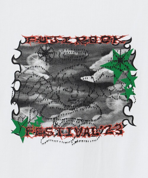 Ray BEAMS（レイビームス）の「＜WOMEN＞FUJI ROCK FESTIVAL'23 × BEAMS / RYOTA DAIMON ANGEL Tシャツ（Tシャツ/カットソー・レディース・ホワイト・SMALL）」の7枚目の写真