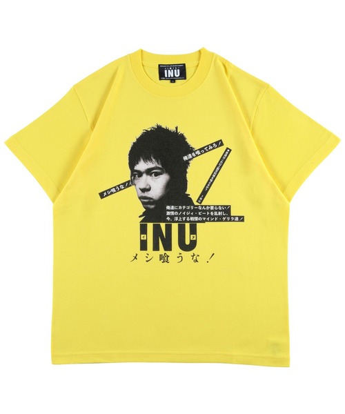 MEDICOM TOY(メディコムトイ)の「MLE × INU "メシ喰うな!" TEE 02(Tシャツ/カットソー・メンズ・ブラック/ホワイト/レッド/イエロー・SMALL/MEDIUM/LARGE/X-LARGE/XX-LARGE)」の3枚目の写真