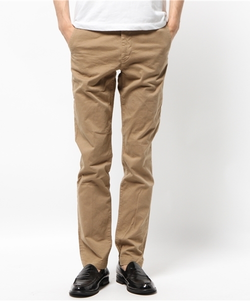 DOMINGO（ドミンゴ）の「DMG/ドミンゴ/Slim　Trousers（その他パンツ・メンズ・ブラック/ベージュ/ワインレッド/ブルー・28/30/32/34）」の3枚目の写真