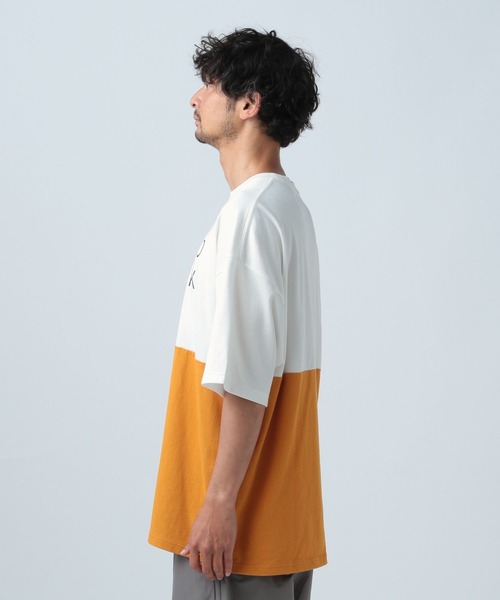 CHARI&CO（チャリアンドコー）の「【CHARI&CO SAFE RIDE for BAYFLOW】バイカラーＴシャツ（Tシャツ/カットソー・メンズ・ブルー/マスタード/レッド・MEDIUM/LARGE）」の18枚目の写真