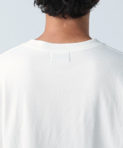 CHARI&CO（チャリアンドコー）の「【CHARI&CO SAFE RIDE for BAYFLOW】バイカラーＴシャツ（Tシャツ/カットソー・メンズ・ブルー/マスタード/レッド・MEDIUM/LARGE）」の13枚目の写真