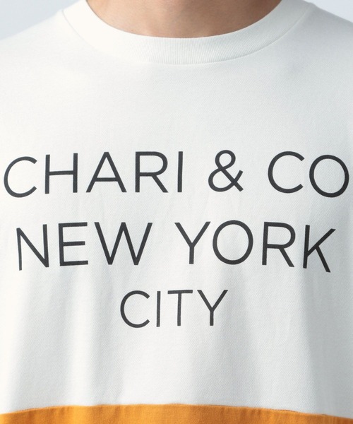 CHARI&CO（チャリアンドコー）の「【CHARI&CO SAFE RIDE for BAYFLOW】バイカラーＴシャツ（Tシャツ/カットソー・メンズ・ブルー/マスタード/レッド・MEDIUM/LARGE）」の21枚目の写真