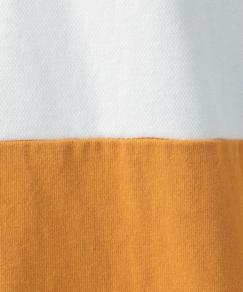 CHARI&CO（チャリアンドコー）の「【CHARI&CO SAFE RIDE for BAYFLOW】バイカラーＴシャツ（Tシャツ/カットソー・メンズ・ブルー/マスタード/レッド・MEDIUM/LARGE）」の14枚目の写真