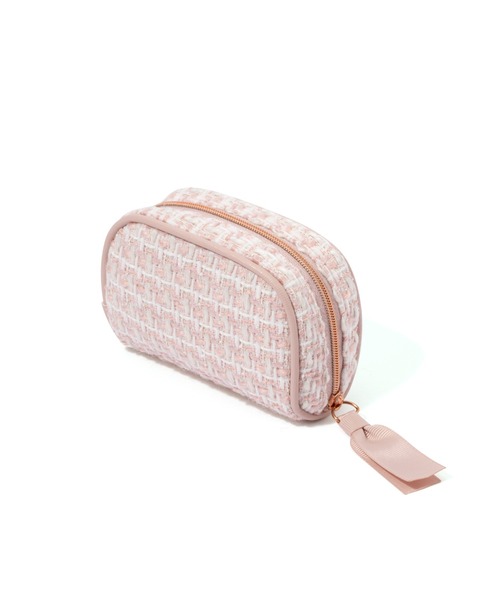 セール】ツイード ポーチ XS ピンク（ポーチ）｜Francfranc（フラン
