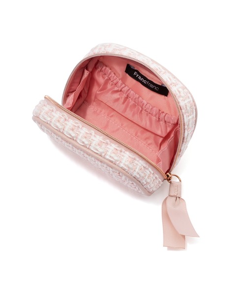 セール】ツイード ポーチ XS ピンク（ポーチ）｜Francfranc（フラン
