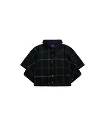 【新品】ポロ　ラルフローレン　プラッド ウール ポンチョ  140cm POLO RALPH LAUREN CHILDRENSWEAR（ポロ ラルフ ローレン