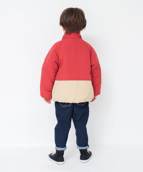 BRANSHES（ブランシェス）の「【あったか/撥水】フード取り外し可/中綿ブルゾン（その他アウター・キッズ・レッド/ブラック/キャメル・110/140/90/120/150/100/130）」の6枚目の写真