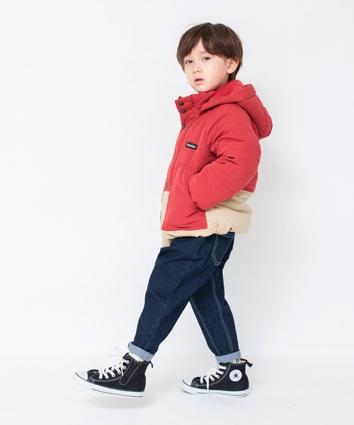 BRANSHES（ブランシェス）の「【あったか/撥水】フード取り外し可/中綿ブルゾン（その他アウター・キッズ・レッド/ブラック/キャメル・110/140/90/120/150/100/130）」の10枚目の写真