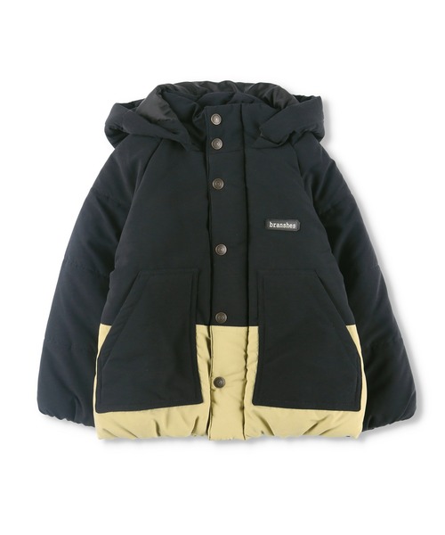 BRANSHES（ブランシェス）の「【あったか/撥水】フード取り外し可/中綿ブルゾン（その他アウター・キッズ・レッド/ブラック/キャメル・110/140/90/120/150/100/130）」の5枚目の写真