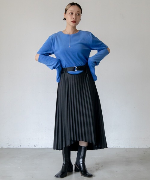 ✨美品✨ Ameri VINTAGE アシンメトリープリーツスカート AMERI アシンメトリー花柄プリーツスカート S〜M - メルカリ