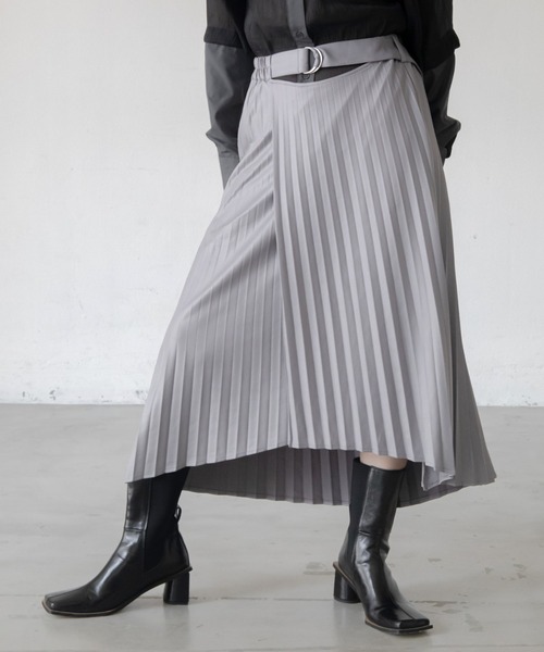 ✨美品✨ Ameri VINTAGE アシンメトリープリーツスカート AMERI アシンメトリー花柄プリーツスカート S〜M - メルカリ