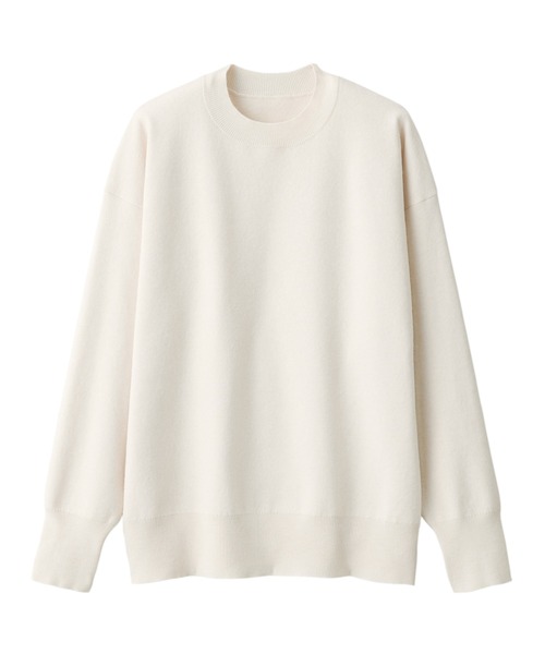 無印良品(ムジルシリョウヒン)の「洗えるミラノリブ編みクルーネックセーター(ニット/セーター・レディース・オフホワイト/ブラウン系5/ブラック/ネイビー系7/ライトグレー/ブラウン系1/ホワイト系3・L/XXL/XS/M/S/XL)」の12枚目の写真