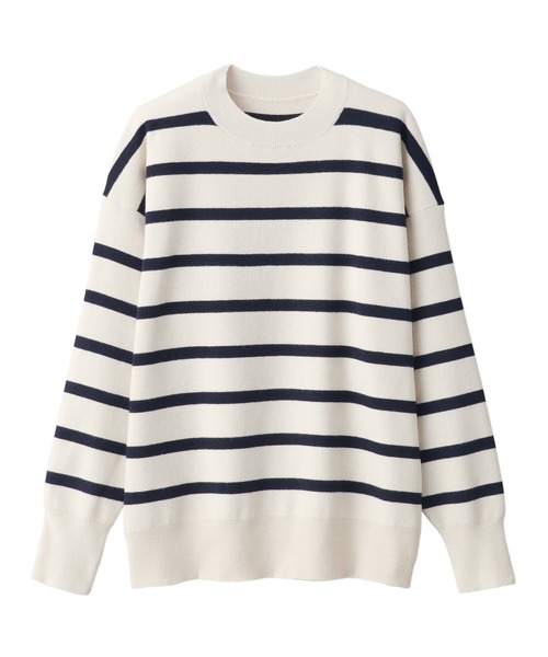 無印良品(ムジルシリョウヒン)の「洗えるミラノリブ編みクルーネックセーター(ニット/セーター・レディース・オフホワイト/ブラウン系5/ブラック/ネイビー系7/ライトグレー/ブラウン系1/ホワイト系3・L/XXL/XS/M/S/XL)」の18枚目の写真