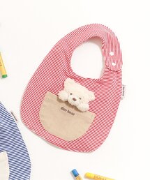 apres les cours（アプレレクール）の「tiny bear モチーフ付きスタイ（スタイ/よだれかけ）」