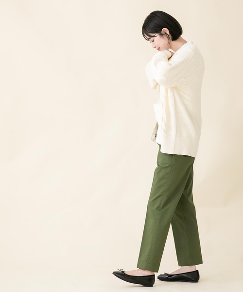 fireservice（ファイヤーサービス）の「センタープレスベイカーパンツK（その他パンツ・レディース・カーキ・25/24）」の6枚目の写真