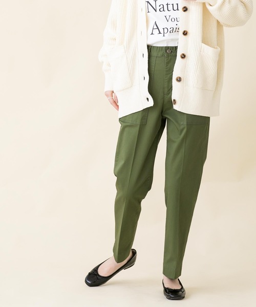 fireservice（ファイヤーサービス）の「センタープレスベイカーパンツK（その他パンツ・レディース・カーキ・25/24）」の8枚目の写真