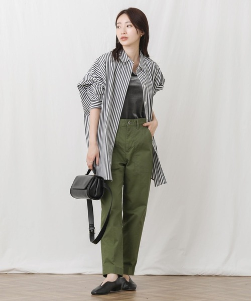 fireservice（ファイヤーサービス）の「センタープレスベイカーパンツK（その他パンツ・レディース・カーキ・25/24）」の21枚目の写真