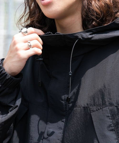 WEGO（ウィゴー）の「WEGO/【セットアップ対応】ナイロンマウンテンジャケット（マウンテンパーカー・メンズ・ブラック・MEDIUM/LARGE）」の5枚目の写真