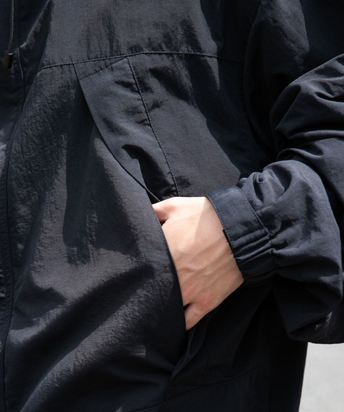 WEGO（ウィゴー）の「WEGO/【セットアップ対応】ナイロンマウンテンジャケット（マウンテンパーカー・メンズ・ブラック・MEDIUM/LARGE）」の6枚目の写真