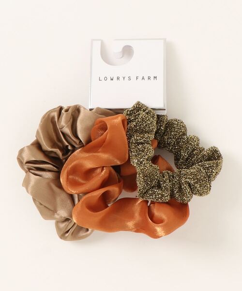 LOWRYS FARM(ローリーズファーム)の「SETシュシュ 975203(ヘアゴム・レディース・ベージュ/グレー/ブルー・FREE)」の3枚目の写真