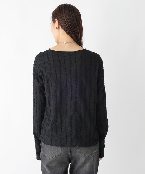 LEPSIM（レプシィム）の「シャギーメロウプルオーバー　963512（Tシャツ/カットソー・レディース・ブラック/アイボリー/オフホワイト・FREE）」の20枚目の写真