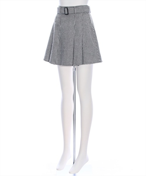 clear（クリア）の「インパン付きウエストベルトスカート（スカート・レディース・ブラック/ブラック系その他/ブラウン・M/S）」の4枚目の写真