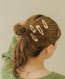 SMELLY | ニュアンスプックリ4セットピン(ヘアピン)