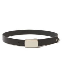 CRIMIE（クライミー）の「LEATHER PLATE BUCKLE BELT / レザー