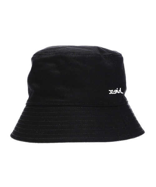 X-girl(エックスガール)の「BASIC BUCKET HAT(ハット・レディース・オレンジ/ブラック/ライトグレー・ONE SIZE)」の2枚目の写真