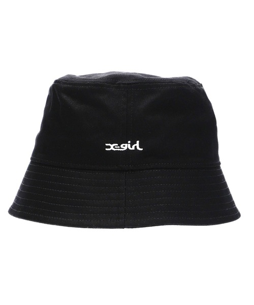 X-girl(エックスガール)の「BASIC BUCKET HAT(ハット・レディース・オレンジ/ブラック/ライトグレー・ONE SIZE)」の4枚目の写真