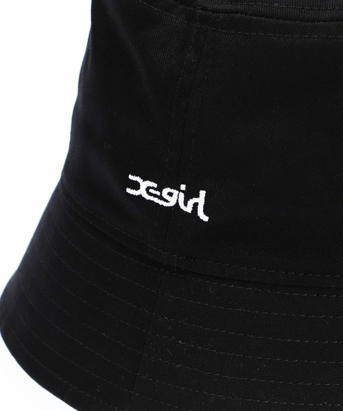 X-girl(エックスガール)の「BASIC BUCKET HAT(ハット・レディース・オレンジ/ブラック/ライトグレー・ONE SIZE)」の7枚目の写真