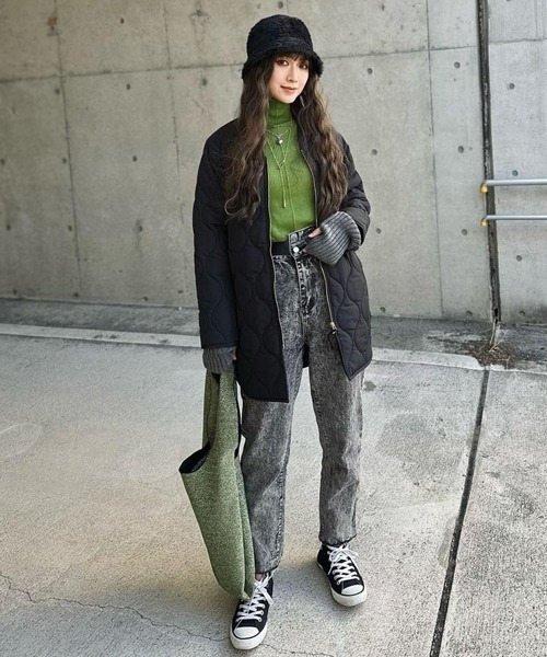 polcadot（ポルカドット）の「SHAGGY THERMO BUCKET HAT／ライクアンゴラファー シャギーハット（ハット・レディース・ブラック/ベージュ/アイボリー・FREE）」の7枚目の写真