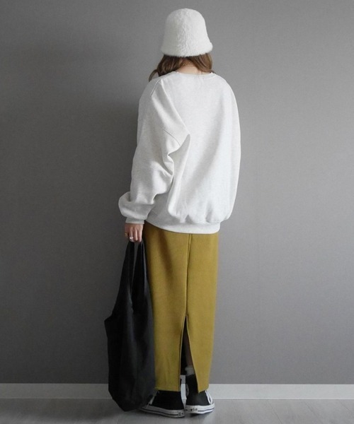 polcadot（ポルカドット）の「SHAGGY THERMO BUCKET HAT／ライクアンゴラファー シャギーハット（ハット・レディース・ブラック/ベージュ/アイボリー・FREE）」の21枚目の写真