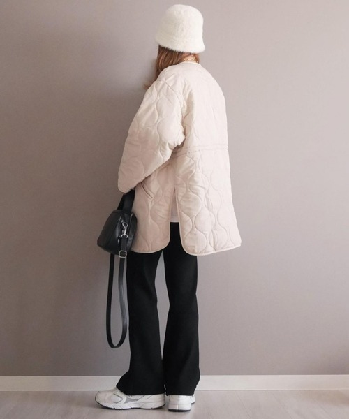 polcadot（ポルカドット）の「SHAGGY THERMO BUCKET HAT／ライクアンゴラファー シャギーハット（ハット・レディース・ブラック/ベージュ/アイボリー・FREE）」の17枚目の写真