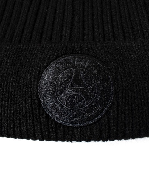 PARIS SAINT-GERMAIN（パリサンジェルマン）の「PSG-KNIT CAP（ニットキャップ/ビーニー・メンズ・ブラック/グレー・FREE）」の5枚目の写真