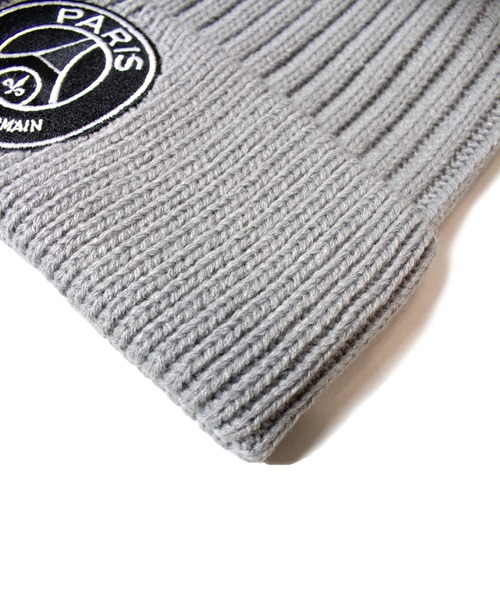 PARIS SAINT-GERMAIN（パリサンジェルマン）の「PSG-KNIT CAP（ニットキャップ/ビーニー・メンズ・ブラック/グレー・FREE）」の6枚目の写真