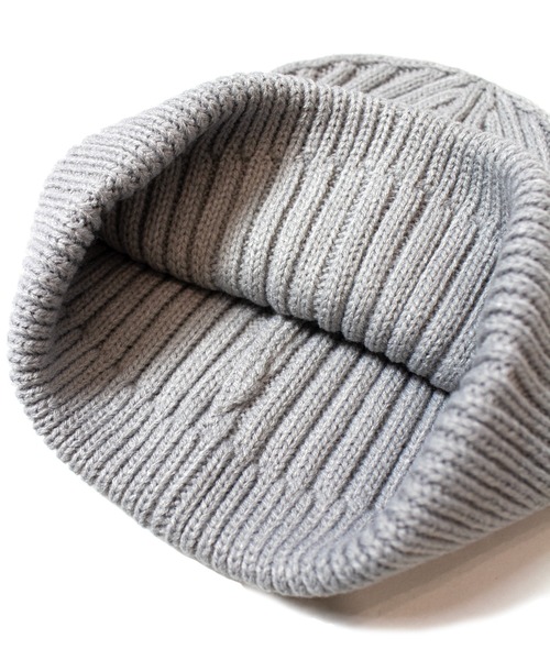 PARIS SAINT-GERMAIN（パリサンジェルマン）の「PSG-KNIT CAP（ニットキャップ/ビーニー・メンズ・ブラック/グレー・FREE）」の8枚目の写真