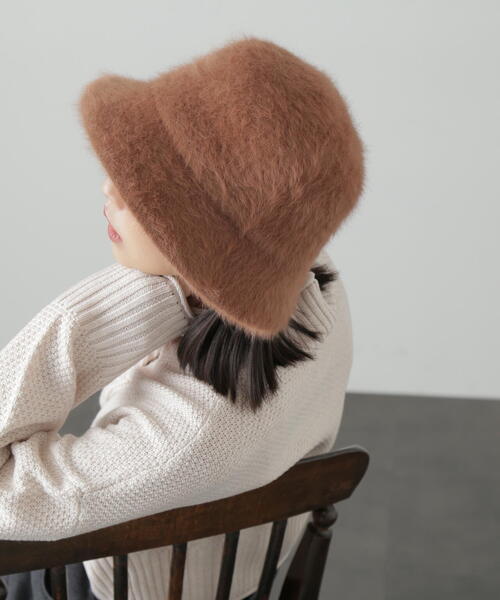 FREE'S MART（フリーズマート）の「◆ファーハット（ハット・レディース・ブラウン/ブラック/ホワイト・ﾌﾘ-）」の10枚目の写真