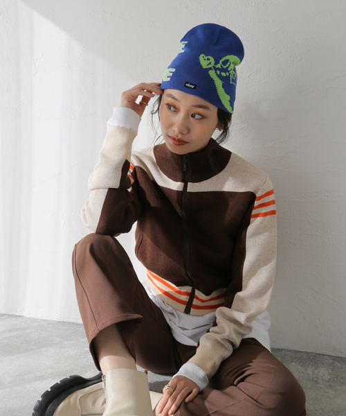 Oriens JOURNAL STANDARD(オリエンス ジャーナルスタンダード)の「【OBEY / オベイ】NATURE AND NUTURE:ニットキャップ(ニットキャップ/ビーニー・レディース・ブラック/ブルー系その他・FREE)」の17枚目の写真