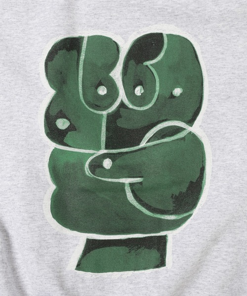 SASQUATCHfabrix.(サスクワァッチファブリックス)の「“HARVEST TIME” SAVAGE SWEATSHIRT(スウェット・メンズ・アッシュグレー/ライトピンク・L/XL)」の6枚目の写真