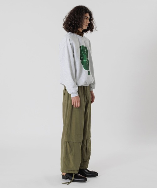 SASQUATCHfabrix.(サスクワァッチファブリックス)の「“HARVEST TIME” SAVAGE SWEATSHIRT(スウェット・メンズ・アッシュグレー/ライトピンク・L/XL)」の11枚目の写真