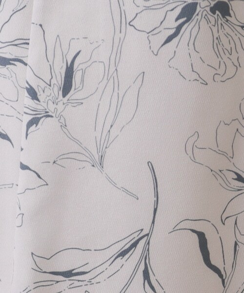 couture brooch（クチュールブローチ）の「◆起毛コールフラワープリントスカート（スカート・レディース・ベージュ系その他4/ピンク系その他・38/40/42）」の9枚目の写真