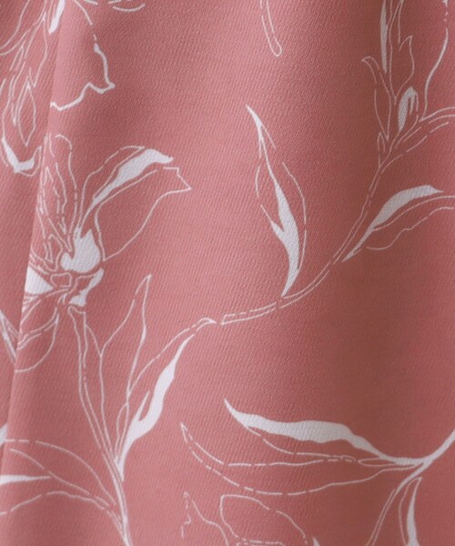 couture brooch（クチュールブローチ）の「◆起毛コールフラワープリントスカート（スカート・レディース・ベージュ系その他4/ピンク系その他・38/40/42）」の10枚目の写真